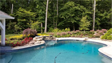 pool deck landscaping design